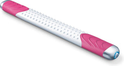 Beurer cellulite releaZer® compact Anticellulite-apparaat - Elektrisch massageapparaat - Klinisch getest - 2 Programma's - 3 Intensiteitsniveaus - 4 x Behandeloppervlak - Waterproof - L: 40 cm - Incl. netadapter - 3 Jaar garantie - Wit/roze