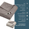 Beurer Elektrische Bovendeken XXL - 200x150 cm - 2 Persoons Elektrische Deken - Warmtedeken - Zacht Fleece - HD 150 XXL - Taupe