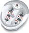 Beurer FB 50 Voetenbad - XXL - Voetmassage - Trillings-en bubbelmassage - Infraroodlicht punten - Verwarming - Voetreflex rollers - 3 Pedicure opzetstukken - Timer - Snoeropwinder - Tot schoenmaat 46 - 400 Watt