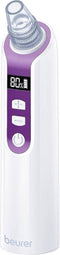 Beurer FC 41 Poriënreiniger - Elektrisch - Vaccümreiniger - Vermogen 3 Watt - Incl. 3 Opzetstukken - 5 Intensiteitsniveaus - LCD display - Incl. USB laadkabel & reservefilters - Draadloos gebruik - 3 Jaar garantie