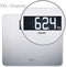 Beurer GS 405 Personenweegschaal - Digitaal - Veiligheidsglas 8 mm - RVS sta-oppervlak - XXL verlicht display - Tot 200 kg - XL weegoppervlak 30 x 35 cm - Quick Start - Incl. batterijen - 5 Jaar garantie