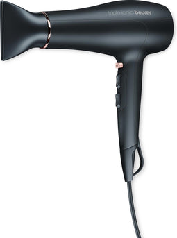 Beurer HC 60 Föhn - Haardroger – ECO: 1400 W verbruik 2000 W resultaat – Touch sensor – LED indicator – 2 Opzetstukken – Diffuser - 3 Warmte standen – Koude lucht - 2 Blaasstanden – Soft touch - 3 Jaar garantie