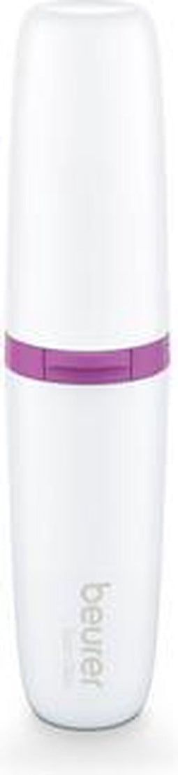 Beurer HL 16 Precisietrimmer – Gezichtshaar/neus/oor – Bijwerken wenkbrauwen – Incl. precisie opzetstuk – Extra helder LED licht – Incl. batterij en beschermkap – Compact – 3 Jaar garantie - Wit