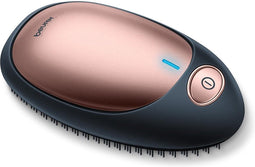 Beurer HT 10 Ionen Antiklit haarborstel - Detangler - Ionentechnologie - Incl. batterijen - 3 Jaar garantie - Zwart/brons