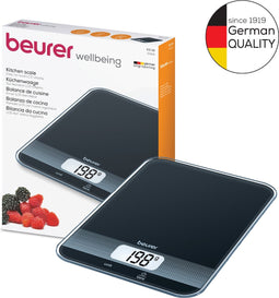 Beurer KS 19 Digitale keukenweegschaal - 5 kg - Tarra Functie - Incl. batterijen - 5 Jaar garantie - Zwart