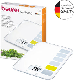 Beurer KS 19 Digitale keukenweegschaal - 5 kg - Tarra Functie - Incl. batterijen - 5 Jaar garantie - Sequence