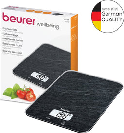 Beurer KS 19 Digitale keukenweegschaal - 5 kg - Tarra Functie - Incl. batterijen - Leisteen
