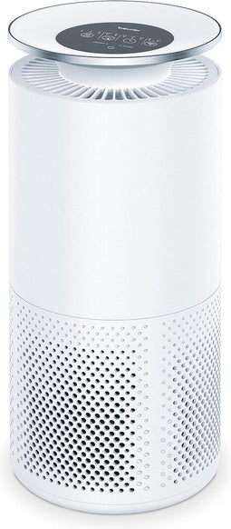 Beurer LR 400 Luchtreiniger – 3 x Filter: voorfilter + HEPA H13 filter + actief koolfilter - UV licht – Automatische stand - Nachtmodus – Turbo modus – Timer – 4 Standen - Tot 69 m² - 3 Jaar garantie - Wit