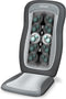 Beurer MG 206 Shiatsu Massagekussen - Massagestoel - Extra dun - Verwarming - 4 Massagekoppen - 3 Zones - Licht - Timer - Wasbare bekleding - Handschakelaar - Lederlook velours/mesh - 3 Jaar garantie