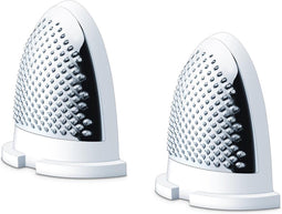 Beurer MP 55 RVS Eeltrasp 2x - Handmatige raspen - Opzetstuk voor MP 55 Elektrische Eeltverwijderaar - Eeltvijl