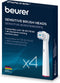 Beurer opzetbostels Sensitive - Compatibel met Oral-B* - 4 stuks
