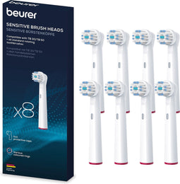 Beurer opzetbostels Sensitive - Compatibel met Oral-B* - 8 Stuks
