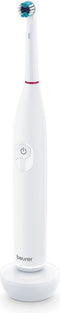 Beurer TB 30 Elektrische tandenborstel - 2 Reinigingsprogramma's: Clean & Sensitive - Batterijduur tot 20 dagen - 3 Jaar garantie - Wit