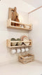 Astigarraga Wandplank - wandrek - 60cm - PEFC dennenhout - beige