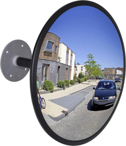 vidaXL - Verkeersspiegel - voor - binnen - 30 - cm - acryl - zwart