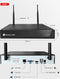 Beveiligingscamera Set met 4 IP-Camera's - 500GB HDD - App Bediening - Binnen & Buiten