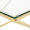 BEVERLY - Salontafel - Goud - Glas