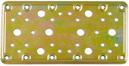 Bevestigingsplaatje AMIG 503-12124 Bichromaat Gouden Staal (200 x 100 mm)