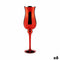 Kaarshouder Kristal Rood 13,5 x 4,5 x 13,5 cm (6 Stuks)