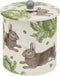 Bewaarbus Rabbit & Cabbage - Bewaarblik - Koektrommel - Rond - Blik - Ø 17 x 17,3 cm - Thornback & Peel