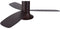 Plafondventilator Airfusion Flusso Bruin 18W Led Ø 132cm Incl. Afstandsbediening