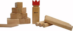 Bex Kubb Pro Rode Koning - Rubberhout