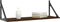 vidaXL - Wandschappen - 2 - st - 80x25x25,5 - cm - bewerkt - hout - bruin - eikenkleur