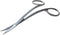Bexfield Borduurschaartje 11 cm - Gebogen - Grijs