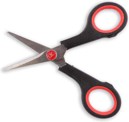 Bexfield Borduurschaartje - 11 cm - Zwart en Rood - RVS met Softgrip - Voor Rechtshandigen