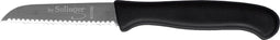 Bexfield Linkshandig schilmes - Gekarteld RVS lemmet 8 cm - Zwart