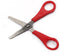 Bexfield Veilig Kinderschaartje 13 cm - Afgeronde Punt - Inclusief Liniaal - Geel/Rood