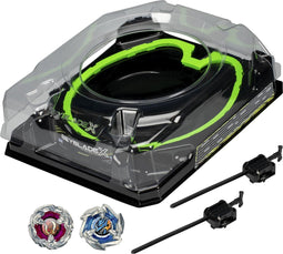 Beyblade X Xtreme Battle Set - Beyblade Arena Stadium - Speelset inclusief 2 Beyblade X tollen en 2x Beyblade launcher