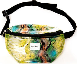 Spiral - Heuptas - Ruim hoofdvak met verborgen rits - Transparent Snake