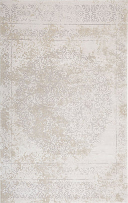 BEYKOZ - Laagpolig vloerkleed - Beige - 140 x 200 cm - Katoen