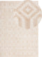 ADATEPE - Laagpolig vloerkleed - Beige - 160 x 230 cm - Viscose