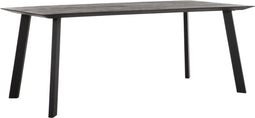 DTP Home Dining table Shape rectangular BLACK,78x200x100 cm, recycled teakwood