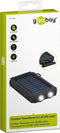 Goobay 49216 - Solar Outdoor Powerbank - 8000 mAh 2x USB-A - Waterproof IP45 (1 stuk)