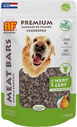 Bf Meat Bars 100 g - Hondensnacks - Hert