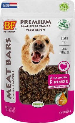 Bf Meat Bars 100 g - Hondensnacks - Kalkoen