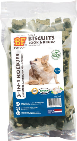 BF Petfood 3 in 1 Koekjes Vlo & Teek 200 gram (mini)