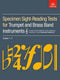 Abrsm Specimen Sight-Reading Tests - Bladmuziek voor Trompet en Brass Band - Graden 1-5 (exclusief Trombone)