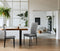 Eetkamerstoelen - grijs - set van 4 - comfortabel design