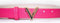 Valentino Divina - Kledingriem - PU met V-vorm gesp - Roze - Maat S (100 cm)