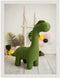 Schilderij Crochetts Multicolour 33 x 43 x 2 cm Dinosaurus