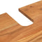 vidaXL - Wastafelkast - 62x33x58 - cm - massief - acaciahout