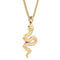 Chocli halsketting slang 18k verguld