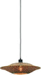 GOOD&MOJO Hanglamp Bali - Bamboe/Zwart - Ø44cm - Scandinavisch,Bohemian - Hanglampen Eetkamer, Slaapkamer, Woonkamer