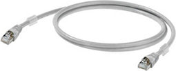 Weidmüller 1165940040 RJ45 Netwerkkabel, patchkabel CAT 6A S/FTP 4.00 m Grijs UL gecertificeerd 1 stuk(s)