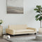 vidaXL - Hondenmand - 90x53x30 - cm - stof - crèmekleurig