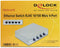 Delock 87588 - Netwerk switch 4 poorten 100 MBit/s - Beige